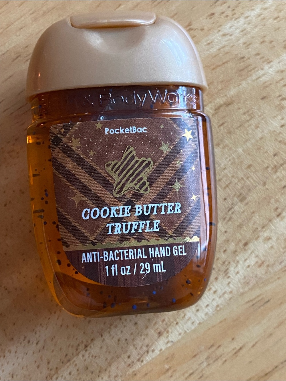 Bath & Body Works Cookie Butter Truffle PocketBac Hand Gel - Brown & Gold